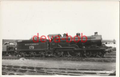 Eisenbahn Foto SR E1 179 Stewarts Spur Schuppen SE&CR 4-4-0 Lok Southern SECR