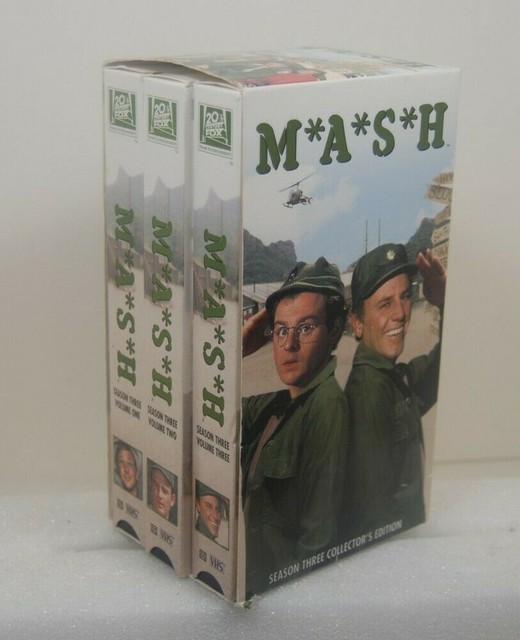 MASH Season 3 (VHS, 2003, 3Tape Set, Three Volume Set) for sale