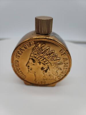 Avon Indian Head Penny BRAVO Aftershave 4oz 3/4 Full Bottle