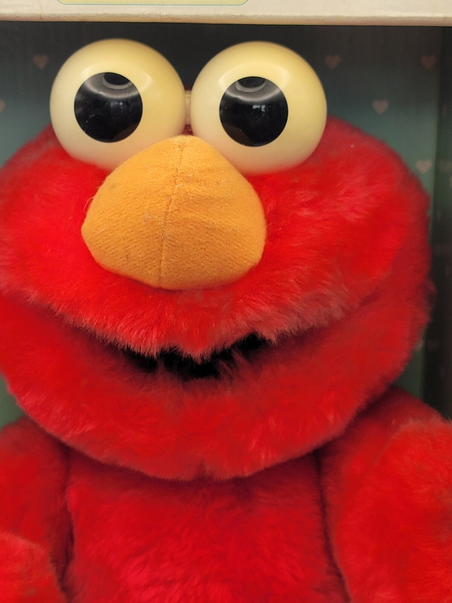 Vtg 1997 Sesame Street Talking Elmo Loves You TYCO Plush