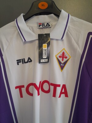 Fiorentina 99/00 Away Batistuta 9 Long Sleeves Fila BNWT | eBay UK
