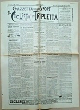 I GRANDI FATTI GIORNALI DELL'EPOCA GAZZETTA DELLO SPORT 1896 PRIMA OLIMPIADE 