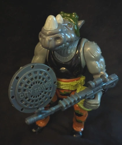 Teenage Mutant Ninja Turtles VINTAGE 1988 ROCKSTEADY TMNT Near Complete