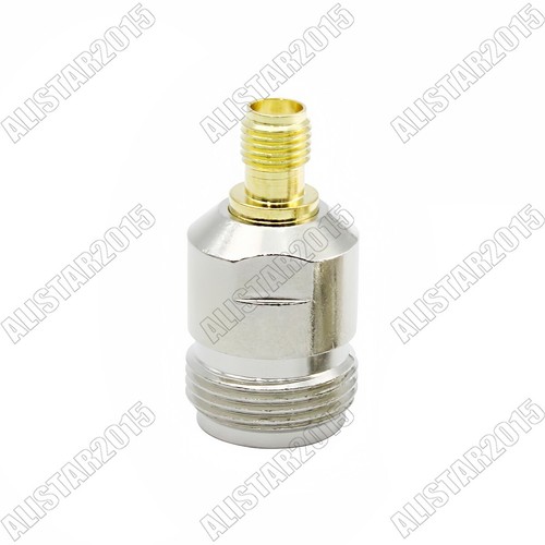 1x N Female to SMA Female Jack Straight Adapter SMA/N Connector Converter Copper - Picture 5 of 7