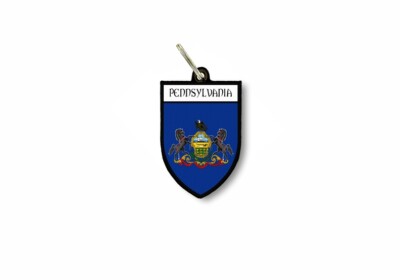 schlüsselanhänger schlüsselband flagge flaggen schild wappen stadt pennsylvania
