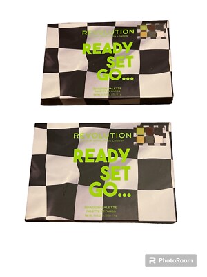 NIB Revolution Eyeshadow Palette  Ready Set Go   Bundle Of 2