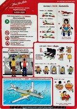 Thai Air Asia Airbus A320-200 Safety Card