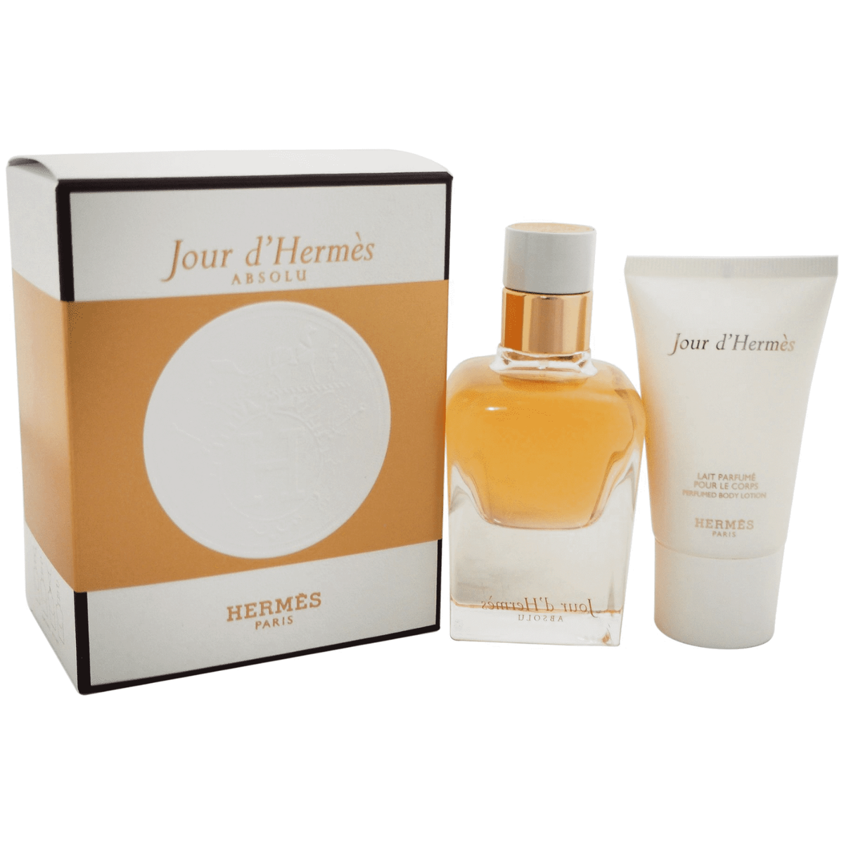 JOUR D;HERMES ABSOLU EDP SPRAY 1.6 FL OZ- BODY LOTION 1 FL OZ FOR