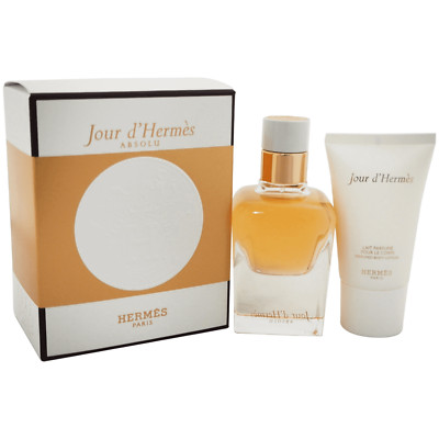 JOUR D;HERMES ABSOLU EDP SPRAY 1.6 FL OZ- BODY LOTION 1 FL OZ FOR
