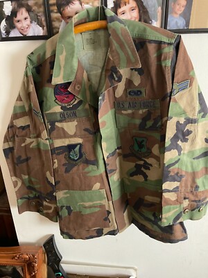 US Army BDU Temperate Woodland Camo Top Jacket Small X-short