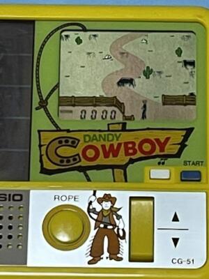 カシオ　DANDY COWBOY ダンディカウボーイ　レア　LCDゲーム Casio DANDY COWBOY CG-51 LCD Electronic game japan Rare