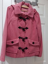 Brand New Salmon Pink Winter Coat Size Medium (14) (free Postage)