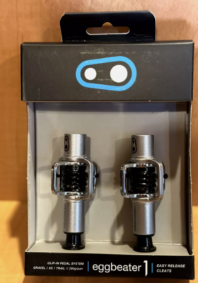 【新品未開封品】crankbrothers eggbeater 1 BLACK Crank Brothers Egg Beater 1 Pedals with Black Spring XC Trail