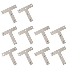Stainless Steel Steel T Shape Flat Repair Mending Plate Joining Bracket Brace...
