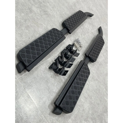 Black Running Board Nerf Bar Side Step For Land Rover Defender 110 2020 -2023
