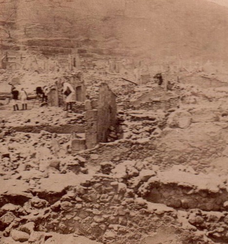 Photographes.Martinique.St Pierre.Antille.Volcan.Eruption.Photo Stereo Albuminée - Picture 2 of 2