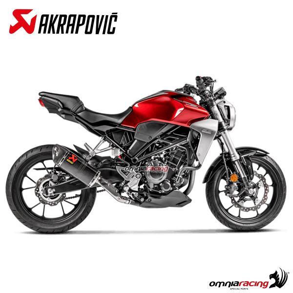 Akrapovic Auspuff Racing Carbonfaser Slip-On Honda CB300R 2018