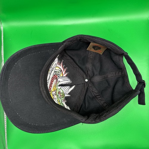 Ed Hardy Dragon Hat Black Cap Women’s Baseball/Trucker Style Adjustable Strap 55 - Picture 7 of 10