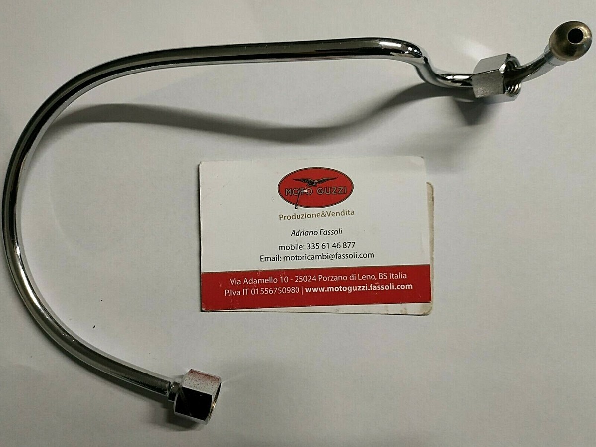TUBO BENZINA CROMATO MOTO GUZZI PL D'EPOCA