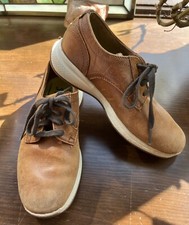 Florsheim Leather Comfortech Lace Up Shoes Brown Boys Youth Size 1 M