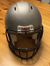 Gray Schutt Game Used Collegiate Football Helmet Size Adult Large