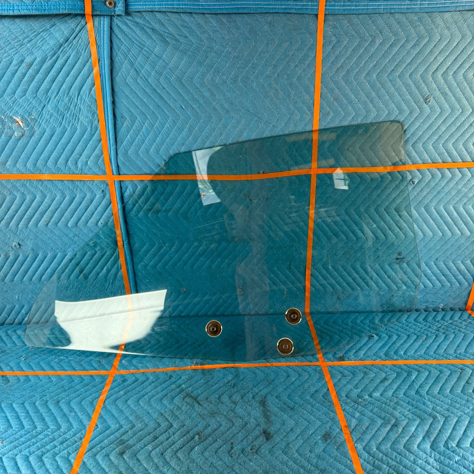 1989–1991 CHRYSLER TC MASERATI 46K Front Right Side Door Window Glass OEM