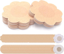 80PCS Nipple Cover 80PCS Pasties Nipple Covers for Woman 40 Pairs Self-Adhesive