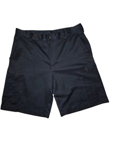Izod Golf Shorts Black Men's 34x10 Zippered Pockets
