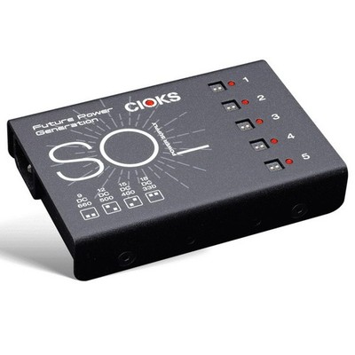New CIOKS SOL Guitar Effects Pedal Power Supply with 5 Isolated Outlets