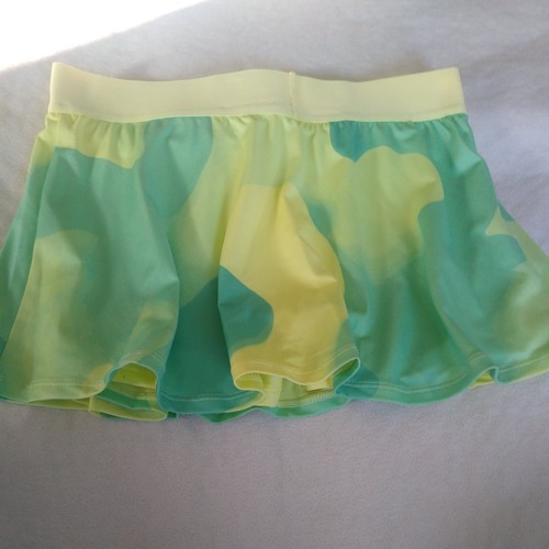 NIKE TENNIS Lt Zitron NIKECOURT DRI-FIT VICTORY SKORT SKIRT BIG KIDS/GIRLS SZ L - Picture 2 of 2