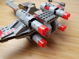LEGO Star Wars 7140 X-Wing Fighter Complete Rebel Spaceship Luke Biggs 7142