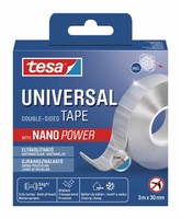 Tesa Universal Nano Tape Doppelseitiges Klebeband Transparent Wiederverwendbar