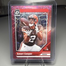 2024 Donruss Optic Football Amari Cooper Pink Velocity Prizm /80 Browns