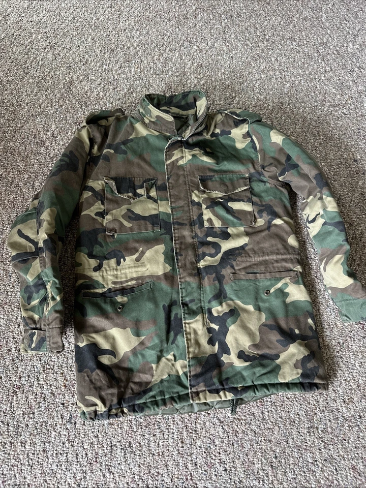 Rothco Field Jacket and Liner, Coat Uniform Army Camo (X-Large?) See Measurement - Image 2 of 4