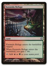 Kazandu Refuge #301 (LP) Commander 2013 C13 Magic MTG