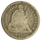 1878-CC SEATED LIBERTY DIME - NICE GOOD!