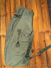 Military Duffle/Backpack Gear Bag U.S Military Canvas See Photos