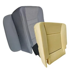 Driver Side Bottom Seat Cover Replacement with Foam Cushion Medium Slate Gray 