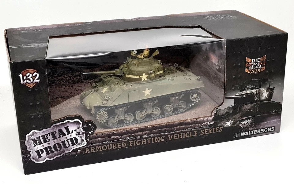 U.S Sherman M4 A3 (75) VVSS FOV 1/32 Forces Of Valor Diecast Scale Model Tank - Image 2 of 4