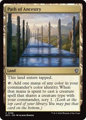 NM Path of Ancestry, MTG, Lorwyn Eclipsed, Magic the Gathering, 158