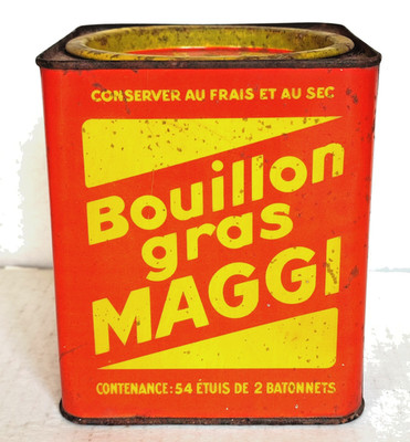 Alte lithographierte Blechdose - MAGGI - leer Deko Küche Vintage