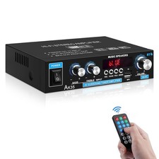 Home Audio Amplifier Bluetooth 50 Mini Stereo Power Amp 2 Channel USB AUX FM
