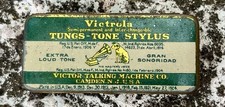 Vintage Victrola Tungs-Tone Stylus Victor Talking Machine Dose 8 unbenutzte Nadeln