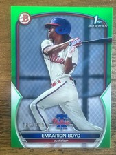 2023 Bowman Paper Prospects Neon Green Emaarion Boyd 185/399 #BP-128