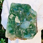 10.91LB Natural Large Particle Cubic Fluorite Crystal Specimen — photo 4