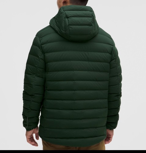 M8-1 NWT Size L Lululemon Navigation 700-Down-Fill Hoodie Rainforest Green - Picture 4 of 15