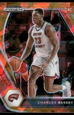 2021 Panini Prizm Draft Picks #45 Charles Bassey Orange Ice