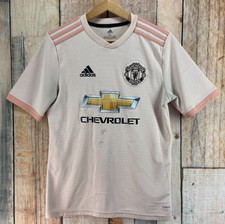 Adidas Manchester United Youth Soccer Jersey Pink Youth Size XL 15–16Y Chevrolet