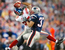 2008 Super Bowl XLII David Tyree Rodney Harrison 4x6 Picture Celebrity Print