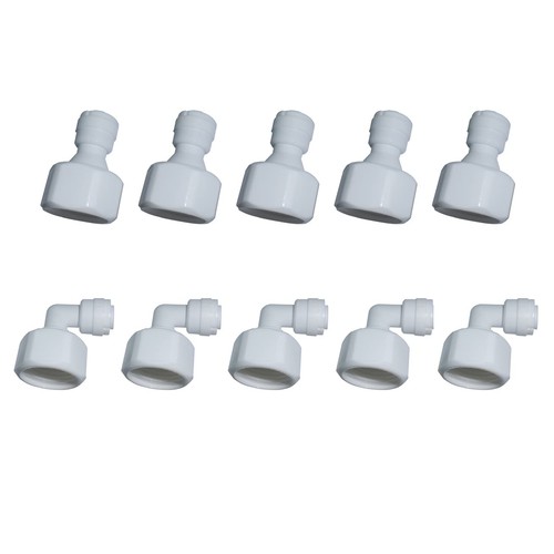 Quick Connector Female 1/2"Female Thread x 1/4"OD, White